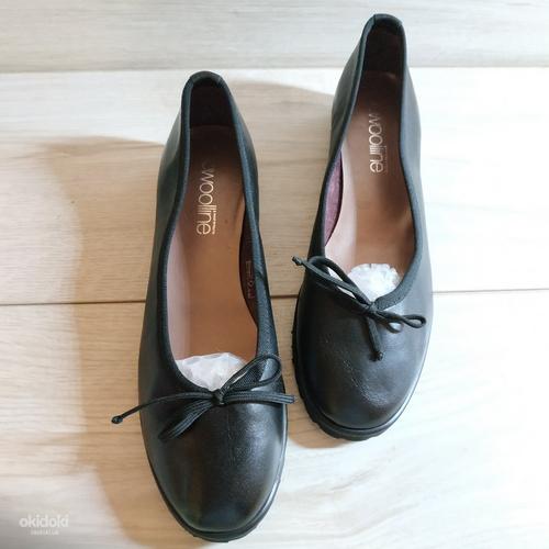 Кожаные, стильные женские туфельки Италия 36 р - Новые (фото #1)