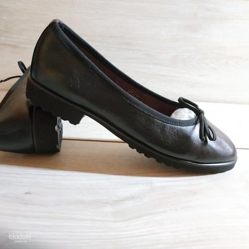 Кожаные, стильные женские туфельки Италия 36 р - Новые (фото #8)