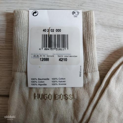 Чоловічі натуральні шкарпетки від Hugo Boss - нові-43-44 р (фото #4)