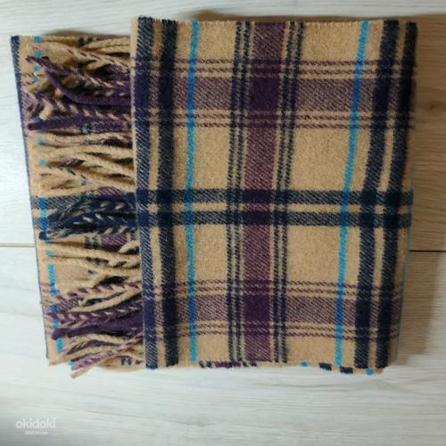 Стильний універсальний базовий шарф -з лама вовни (фото #8)