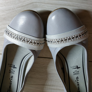 Кожаные качественные фирменные туфли от Tamaris 40 р