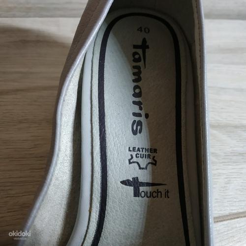 Кожаные качественные фирменные туфли от Tamaris 40 р (фото #3)