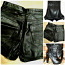 Итальянские чёрные шорты из натуральной кожи, 36-S-M, новые (фото #3)