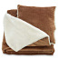 Warm Hug коричневый комплект -плед (200х200) +подушка, новый (фото #3)