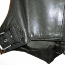 Стильный чёрный жилет из натуральной кожи, M-36-38 (фото #4)
