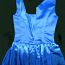 Чудесное ярко-синее бальное платье стиля Принцесса, S-M (фото #3)