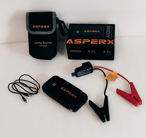 Jump-starter booster ASPERX 2000A (8,0 l bensiin või 6,5 l d (2 foto / 8)
