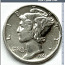 Монета серебренная 10 центов американских 1944 года (фото #2)