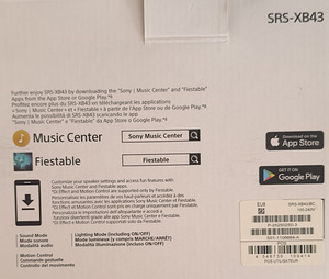 Original Sony SRS-XB43 Как Новый! (5 фото из 7)