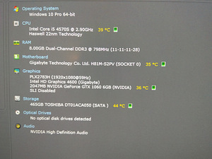 I5-4570S/H81M/8GB RAM/HDD 500GB/GTX 1060 6GB (2 foto / 10)