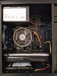 I7-2600/H61/16GB RAM/SSD 128GB/HDD 1TB/Radeon RX 470 8G (8 foto / 10)