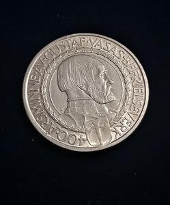 Rootsi hõbe 2 kronor ( krooni) 1921 (1 foto / 2)
