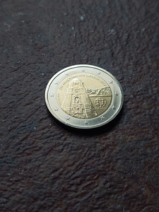 2 евро Португальский Клеригуш 2013 года.