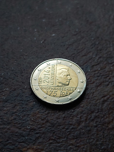 2 евро Люксембург 2014 года Люксембург