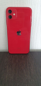 Telefon Iphone 11/64 gb + Karp Värv Punane + Aku 87% (4 foto / 5)