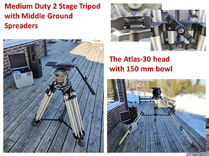 Ronford-Baker Tripod Kit for ARRI / RED / Sony / Canon (2 foto / 10)