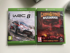 XBOX ONE S 1TB + WRC 8 ja CARMAGEDDON (3 foto / 4)