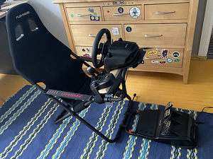 Logitech G920 + käigukang + Playseat Challenge (2 foto / 4)