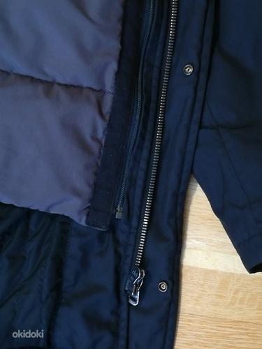Однотонная осенняя куртка черного цвета (съемный жилет из перьев) "Hugo Boss" XL (фото #10)