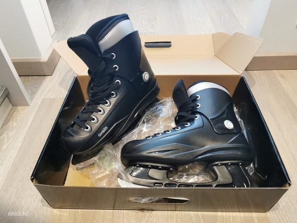 MEN'S BLACK ICE SKATE New size 41 - UISUTAMINE - КАТАТЬСЯ НА (фото #1)
