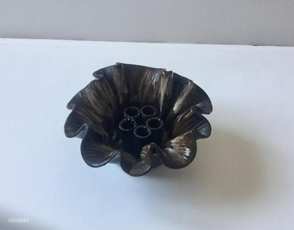 Редкая ваза для цветочных композиций Таллиннского керамическ (фото #3)