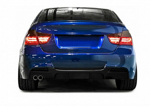 Диффузор заднего бампера черный M Design BMW E90 3 Series (5 фото из 5)