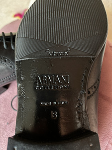 Meeste nahkkingad 42 Armani Collezioni, originaal (4 foto / 7)