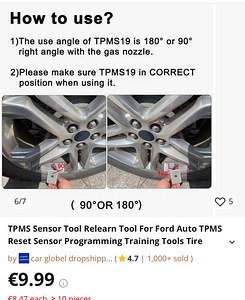 TPMS reset tool Прибор для обучения датчиков (4 фото из 4)