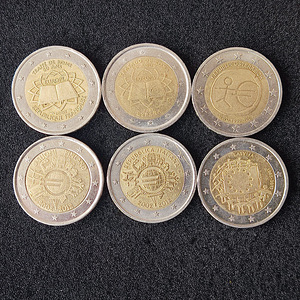Обмен монет 2 € (3 фото из 10)