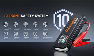 WOLFBOX 4000A новый 24000мАч пусковой аккумулятор (5 фото из 5)