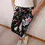 Повседневные брюки с цветочным принтом, 100% хлопок (фото #3)