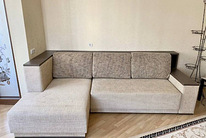 Угловой диван с тофтой