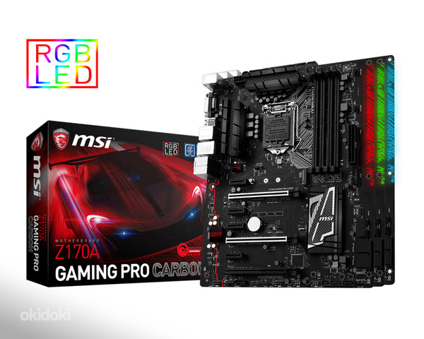 Msi Z170A Gaming Pro Carbon emaplaat (foto #1)