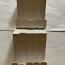 Металлические дверные крючки 10 шт белые (фото #2)