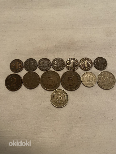 Набор монет eW, серия 1925-1935 гг. (фото #1)