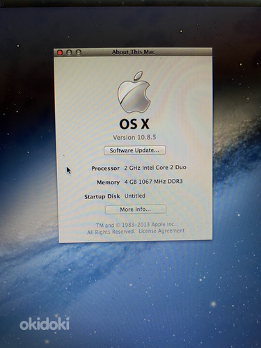Apple Macbook Core 2 Duo 2.26 GHz 2GB (foto #6)