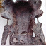 Винтажная азиатская деревянная маска божества императора (фото #2)