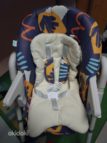 Новый стул для кормления ребенка розового или голубого цвета (фото #2)