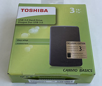 Toshiba Canvio Basics 3TB/4TB , Black