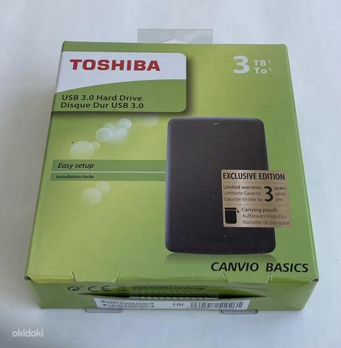 Toshiba Canvio Basics 3TB/4TB , Black (фото #1)