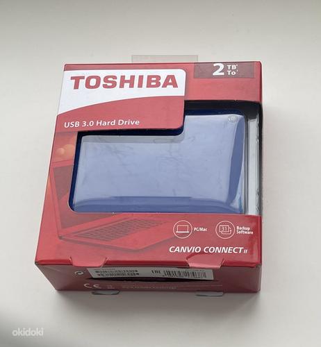 Toshiba 2TB Canvio Connect II 2.5" Red , Blue (фото #1)