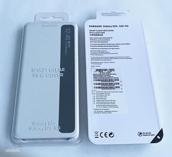 Samsung S20+ Smart Clear/Led View Cover , Black/Gray/White (фото #3)