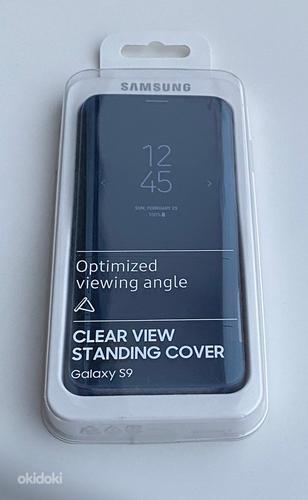 Samsung Galaxy S9 Clear View Cover Black/Blue (фото #2)