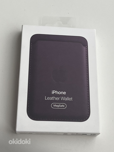 Apple iPhone Leather Wallet with MagSafe Dark Cherry (foto #1)