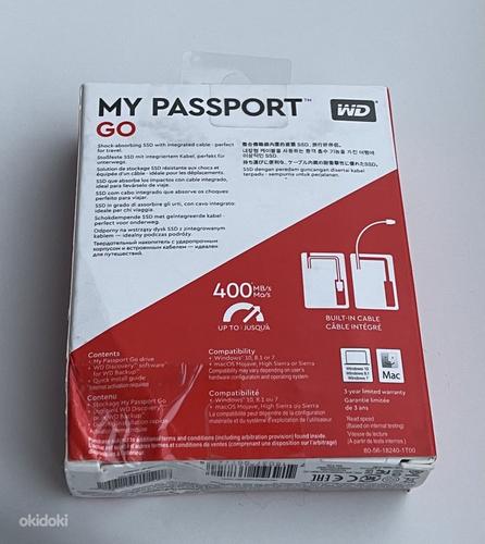 WD My Passport Go 500GB/1TB SSD, USB 3.0 Blue/Yellow (фото #6)