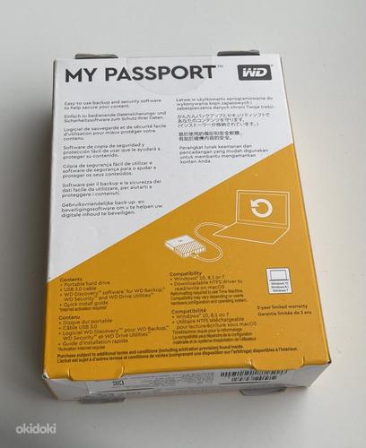 Western Digital My Passport 2TB/4TB Black/Blue/Yellow (фото #2)