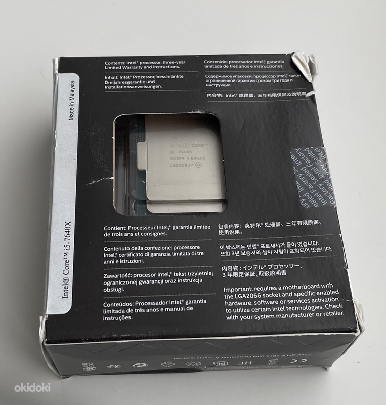 Intel Core i5-7640X X-series (6M Cache, up to 4.20 GHz) (foto #2)