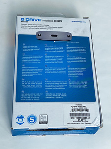 G-TECH G-DRIVE mobile SSD, 2.5", 500GB, USB 3.1, gray (2 foto / 2)