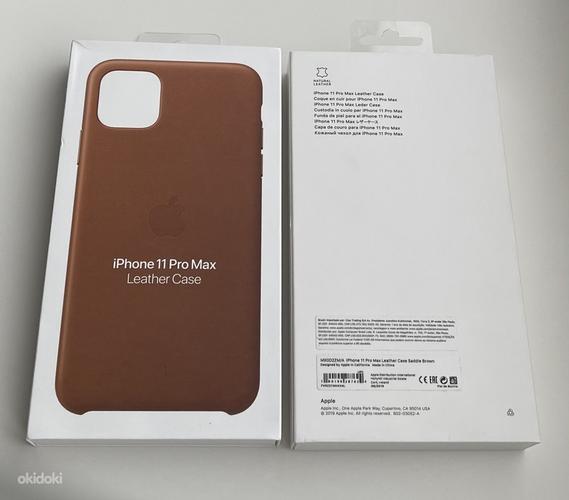 iPhone 11 Pro Max Leather Case Red/Blue/Black/Brown (foto #3)