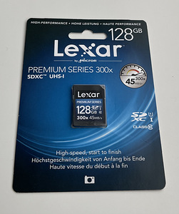 Lexar SDXC Card Premium Series UHS-I 128GB
